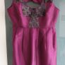 PIED A TERRE magenta embellished Sz 10 Image 4
