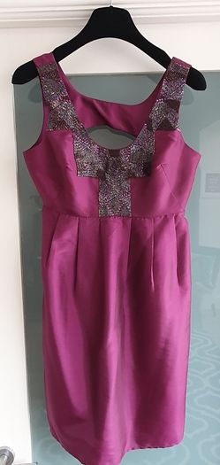 PIED A TERRE magenta embellished Sz 10
