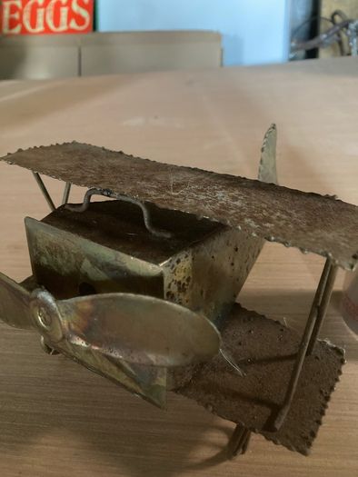 Metal aeroplane