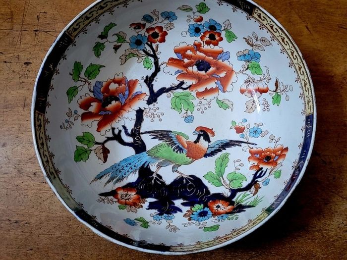 Antique "Losol Ware" serving bowl