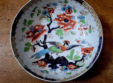 Antique "Losol Ware" serving bowl