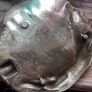 Antique Art Nouveau  Cast Brass Naked Lady Ashtray Image 7