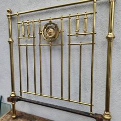 amazing four foot vintage brass bed