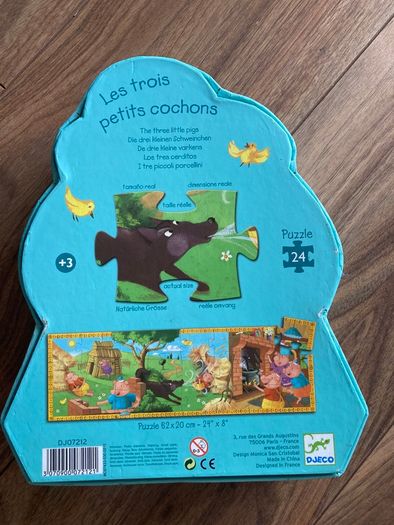 Jigsaw Djeco 3 Little Pigs