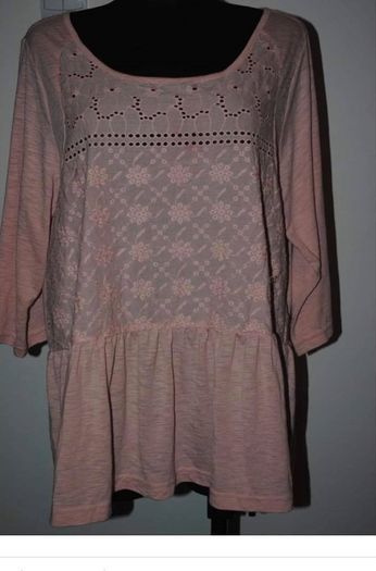 George pink salmon top size UK20 EU48 Postage included
