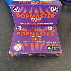 Pop master card game 2boxes sealed