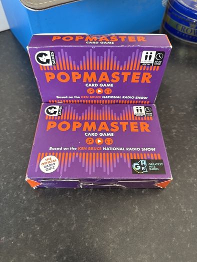 Pop master card game 2boxes sealed
