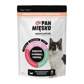 Mr Meaty Dry Cat Food - Special Needs: Digestive & Hairball Control Turkey with Salmon Adult Cats - Medium Kibble 800g