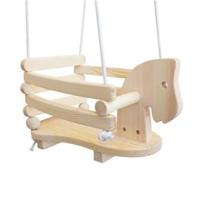 Wooden Horse Swing