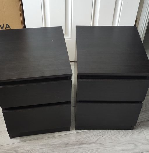 IKEA Malm bedside lockers