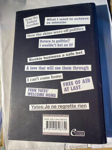 book Author: Ivan Yates Full on A Memoir signed