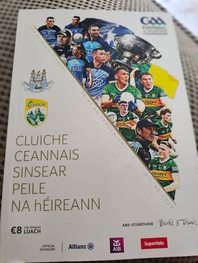 All Ireland final programme Dublin v Kerry 2023