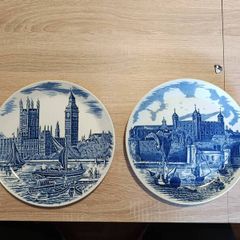 Vintage Johnson Bros Decorative Wall Plates Set
