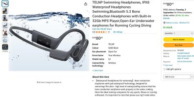 New Waterproof Headphones