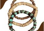 Men Set of bracelets Jewelry Gift with elasticized string