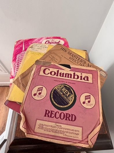 Antique HMV Gramaphone Box
