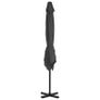 Cantilever Umbrella with Aluminium Pole Anthracite 250x250 cm Image 3
