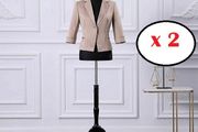 2 x New Womens Tailors Bust Dummy (Black) - FREE Delivery
