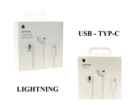 Apple Wired Earphones(type C And Lightning)