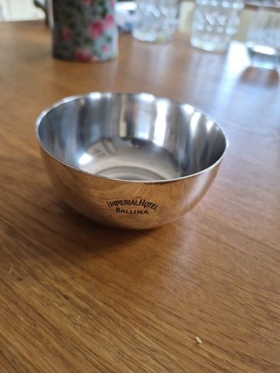 Imperial Hotel Ballina Hotelware Small Silver bowl