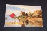 Ireland Postcard : Ross Castle , Killarney , Co. Kerry , " S. Hildesheimer " Postcard - 1920s