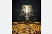 Vintage Style Crystal Look Lamp - great for any room / garden