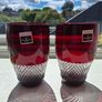 Waterford Crystal John Rocha Ruby Lume tumblers x 2 Image 4