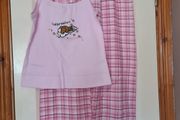Women's Vest Top &amp; Bottoms Loungewear - Top Size 14/16 &amp; Bottoms 12/14