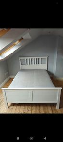 Double bed with optional mattress