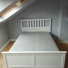 Double bed with optional mattress