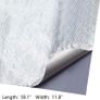 Adhesive Backed Aluminized Fiberglass Heat Sheet Heat Protection Barrier Cover Aluminized Heat Shielding Mat for Hose and Auto Use Heat Insulation Sheet Heat Reflective (FREE POSTAGE) Image 2