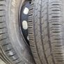 4 x passat golf 15" Steel wheels. Decent tyres Image 2