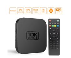 Smart TV Box Android 4K Video Decode Media Player Quad-Core Processor Supports Netflix YouTube Home Entertainment