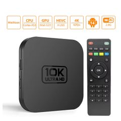 Smart TV Box Android 4K Video Decode Media Player Quad-Core Processor Supports Netflix YouTube Home Entertainment