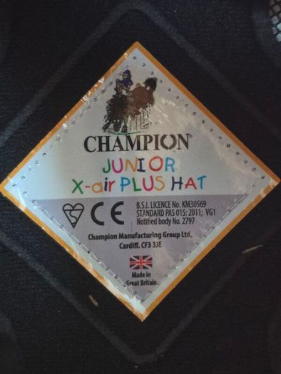 Champion Junior X - air Plus Horse Riding Helmet