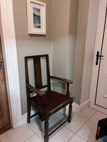 mid century carver armchair