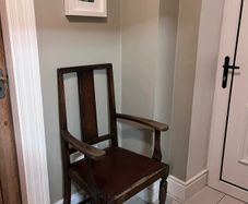 mid century carver armchair