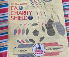 Fa cup final 1984 and charity shield 1985 programmes