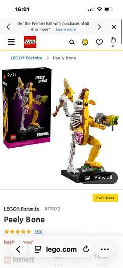 Lego Fortnite Peely Bone