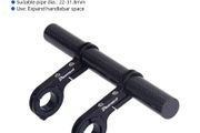 30cm Carbon Fiber Bicycle Handlebar Extended Bracket Bike Headlight Mount Bar Computer Holder Lamp Support Rack Alloy Fiber Stand