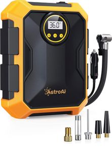 Tyre Inflator 12V DC Portable Air Compressor Auto Tyre Pump 100PSI with LED Light Digital Air Pump for Car Tyres Bicycles Other Inflatables (FREE POSTAGE)