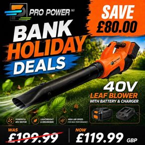 Bank Holiday Sale - Pro Tools - 40v Leaf Blower