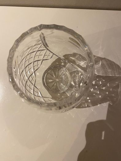Dublin Crystal 6 inch canister or vase