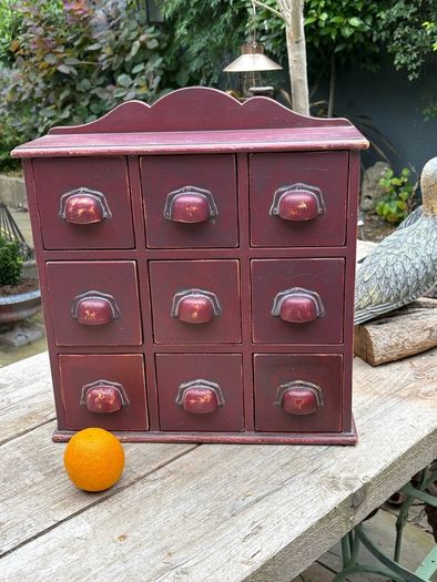 Vintage French  Chest Apothecary  Drawers  OFFERS WELCOME