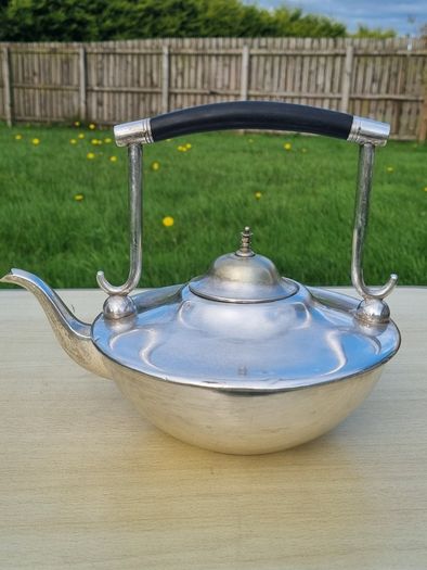 Silver-plated teapot