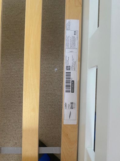 IKEA KRITTER Children's Wooden Bed Frame and Mattress