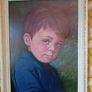 Rare 1970s "The Crying Boy" Framed Print by Bragolin. Famous Fire Proof Legend. Image 2