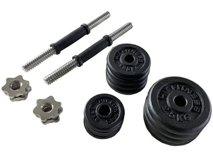 Complete Home Gym Bundle - Power Tower, Folding Bench, Dumbbell Set, Pump Barbell & Cable System