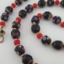 Antique Venetian Style Trade & Venetian WhiteHeart Glass Beads Necklace Image 9