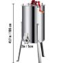 Large Stainless Steel Honey Extractor Image 3